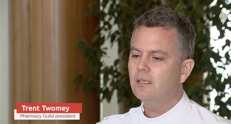 Pharmacy Guild of Australia president Trent Twomey (Image: SBS)